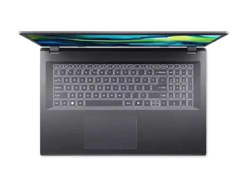 Лаптоп, Acer Aspire 17, A17-51M-72HF, Intel Core i7-13620H (10C/16T,up to 4.9GHz, 24MB),17.3" FHD (1920x1080) IPS slim bezel LCD,16GB DDR5 4600MHz,512GB PCIe NVMe SSD, Intel UMA, FHD Cam,WiFi 6E, BT 5.1, No OS, Steel Gray - image 3