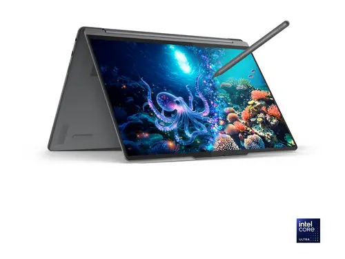 LENOVO Yoga 9 2-in-1 Aura Edition Core Ultra 7 258V 14inch WQUXGA OLED 400N Touch 32GB DDR5 1TB PCIe W11H Luna Grey - image 6