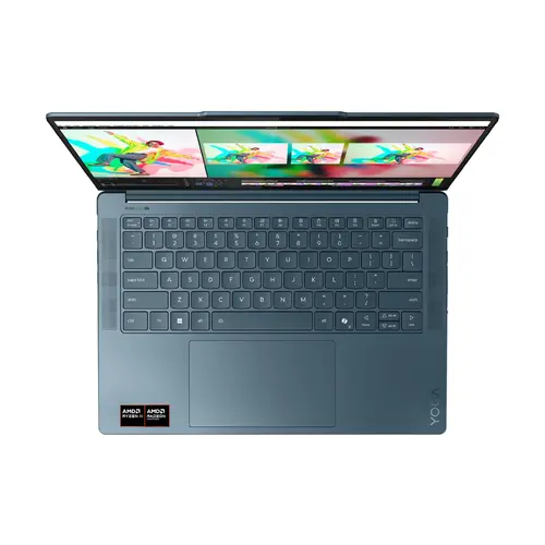 LENOVO Yoga Pro 7 AMD Ryzen AI 7 350 14.5inch 2.9K OLED 500N 90 32GB DDR5x 1TB PCIe W11H Tidal Teal - image 6