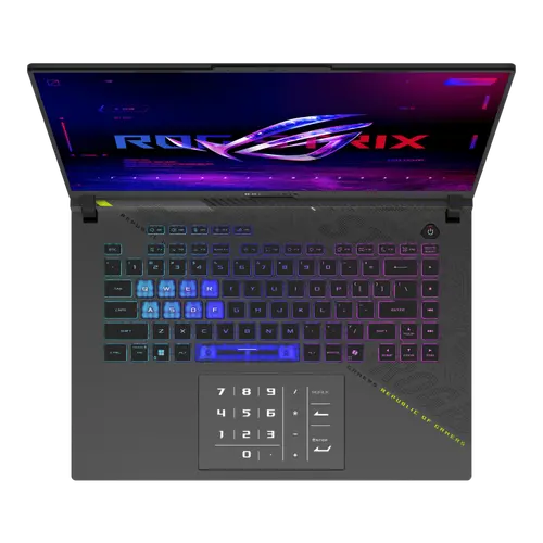 Лаптоп, Asus Strix G16 G614PR-RV022W, AMD Ryzen 9 8940HX (64MB L3 cache, up to 5.3 GHz), 16.0  WUXGA 1920X1200 Anti-Glare, 165Hz,DDR5 32GB,1TB , RTX5070  Ti 12GB,Wi-Fi 7 ,Backlit Chiclet Keyboard 4-Zone RGB, Wi-Fi 7 ,Backlit Chiclet Keyboard RGB, Windows 11 - image 3