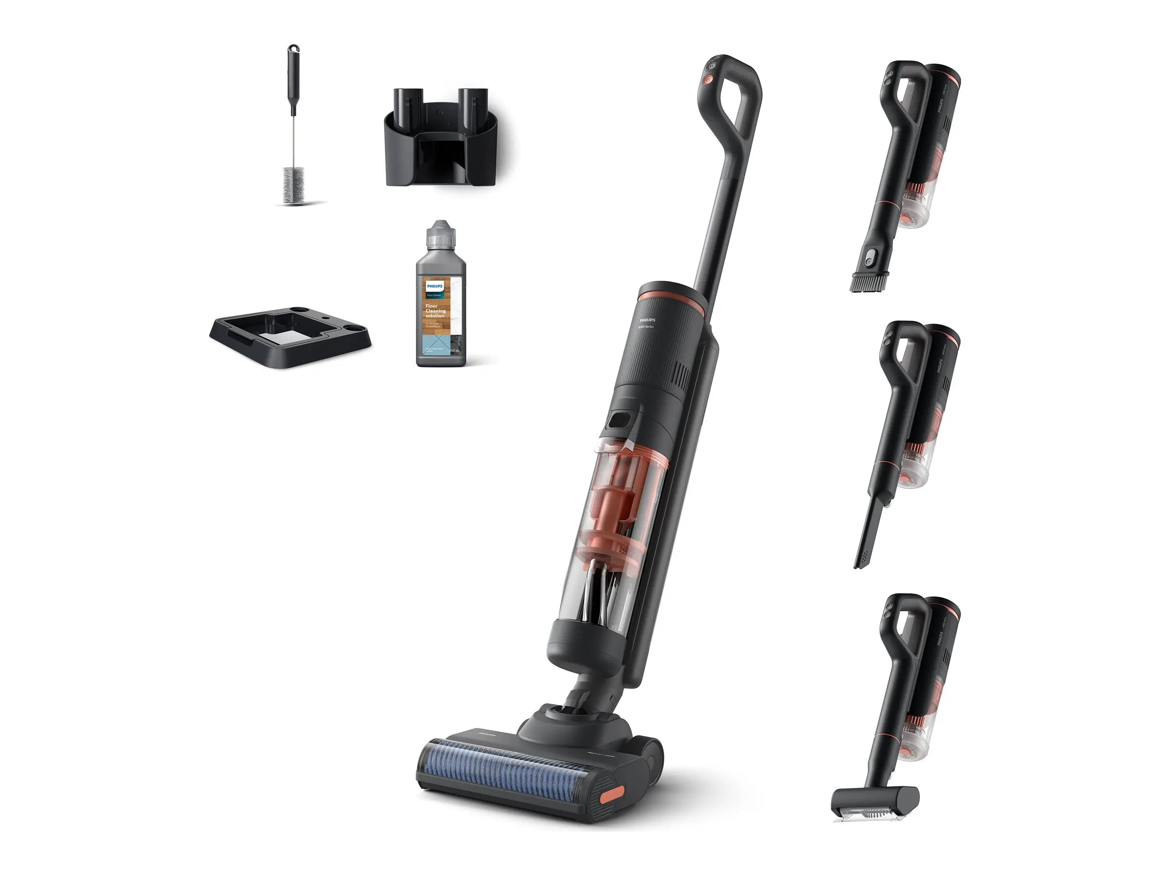 PHILIPS Безкабелна прахосмукачка Series 5000 PowerCyclone Aqua