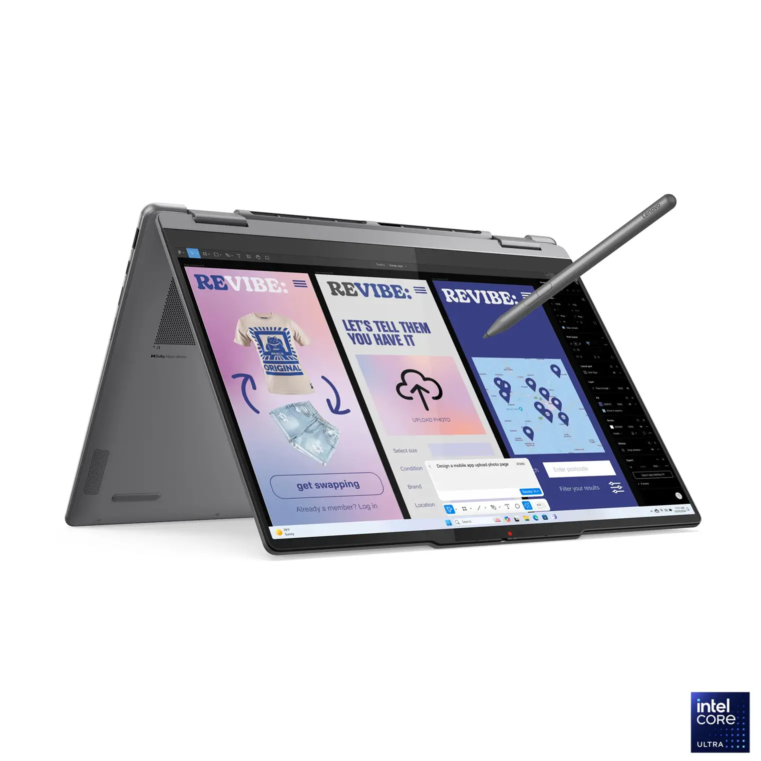 LENOVO Yoga 7 2-in-1 Intel Core Ultra 7 258V 14inch 2.8K OLED 500N 120Hz Touch 32GB DDR5 1TB PCIe W11H Luna Grey - image 1