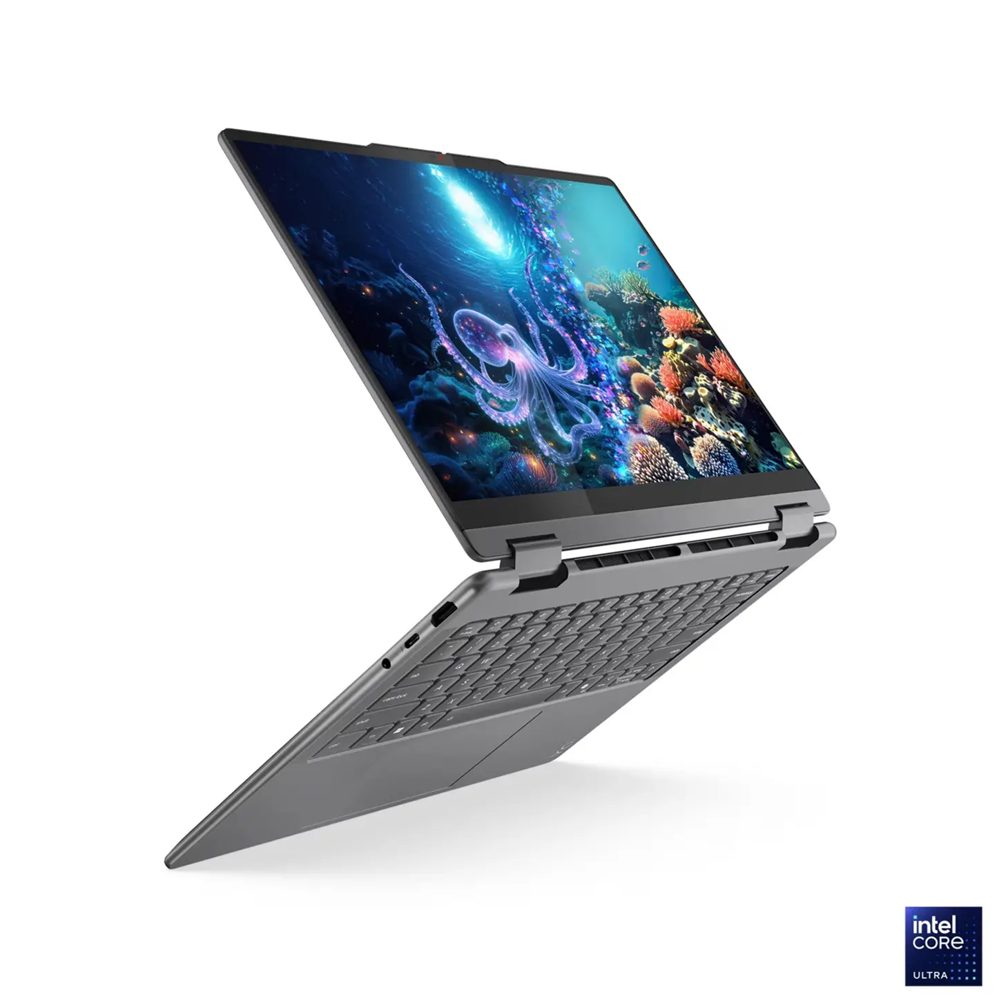LENOVO Yoga 7 2-in-1 Intel Core Ultra 7 258V 14inch 2.8K OLED 500N 120Hz Touch 32GB DDR5 1TB PCIe W11H Luna Grey - image 3