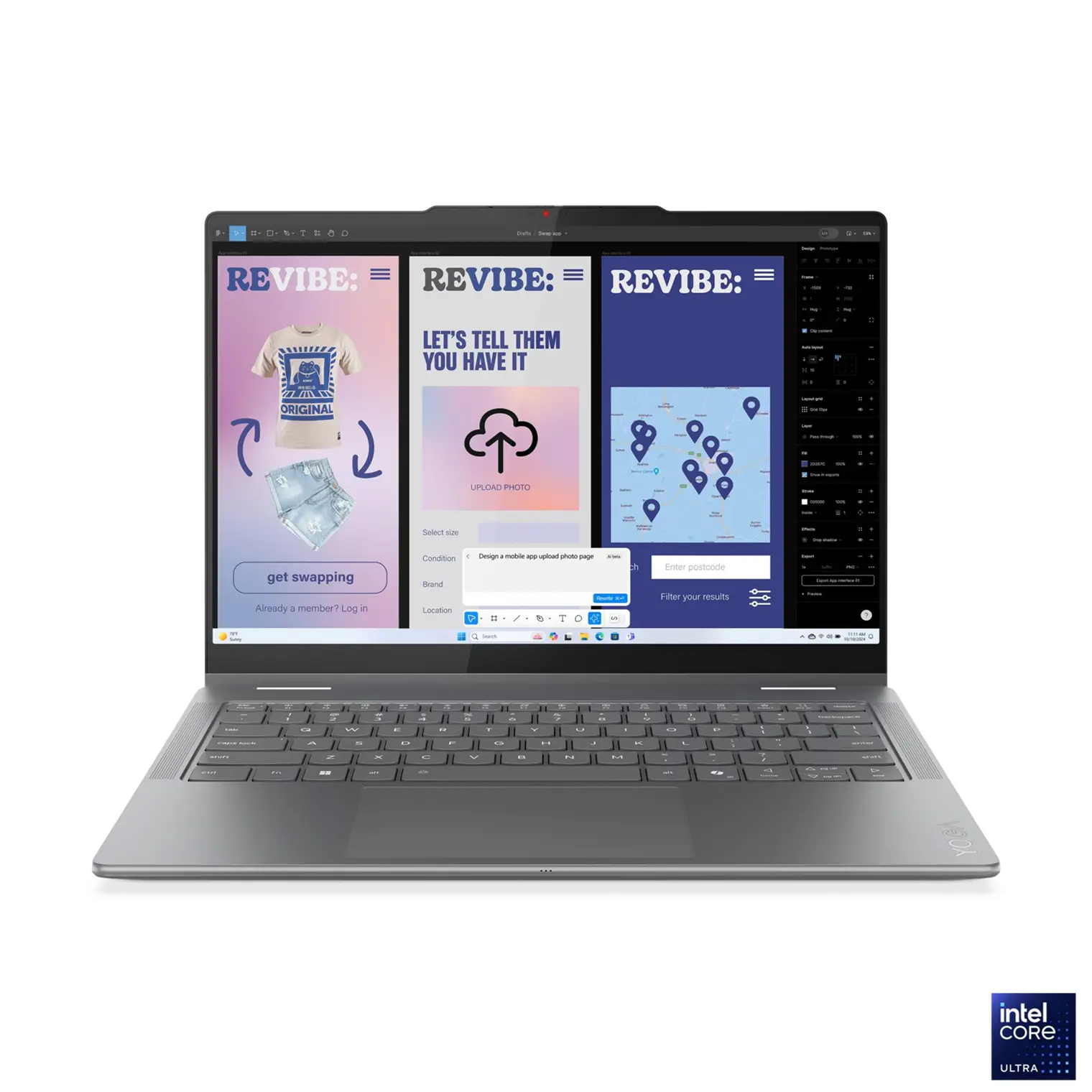 LENOVO Yoga 7 2-in-1 Intel Core Ultra 7 258V 14inch 2.8K OLED 500N 120Hz Touch 32GB DDR5 1TB PCIe W11H Luna Grey - image 9