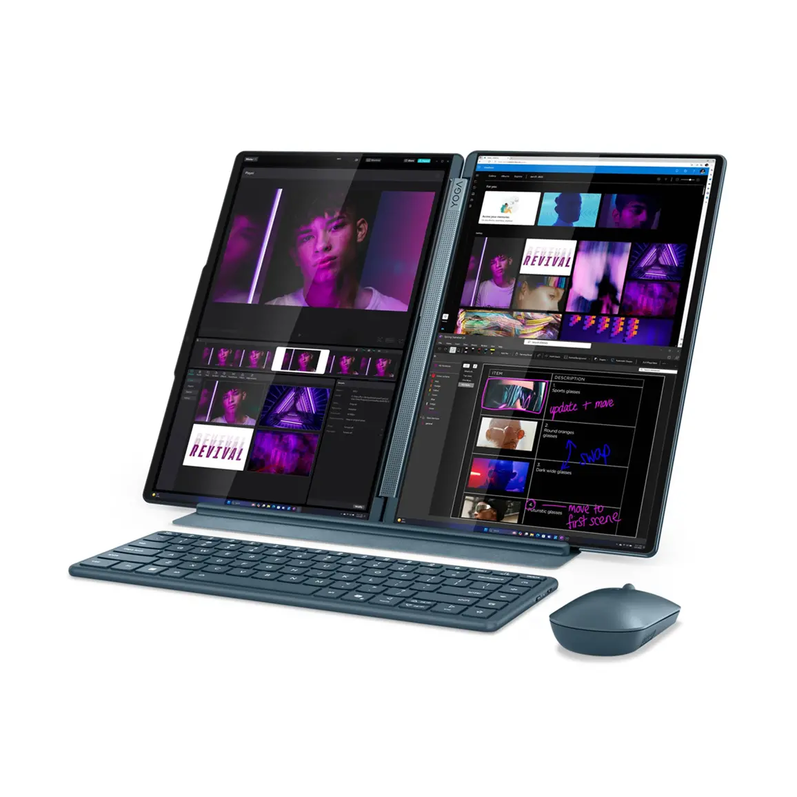 LENOVO Yoga Book 9 Intel Core Ultra 7 255H 14inch 2.8K OLED 500N 120Hz 32GB DDR5x 1TB PCIe W11H Tidal Teal - image 2