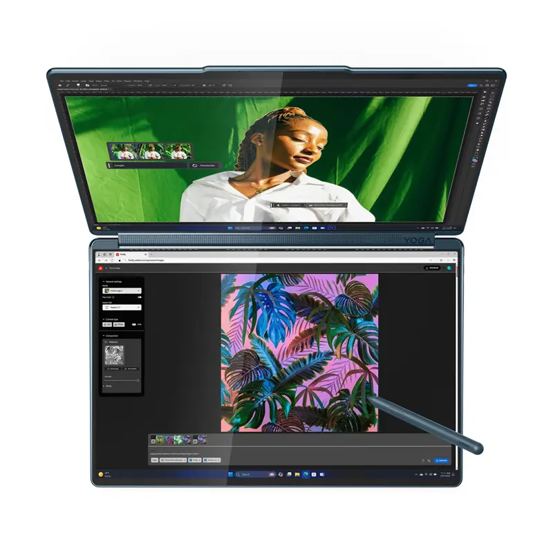 LENOVO Yoga Book 9 Intel Core Ultra 7 255H 14inch 2.8K OLED 500N 120Hz 32GB DDR5x 1TB PCIe W11H Tidal Teal - image 4