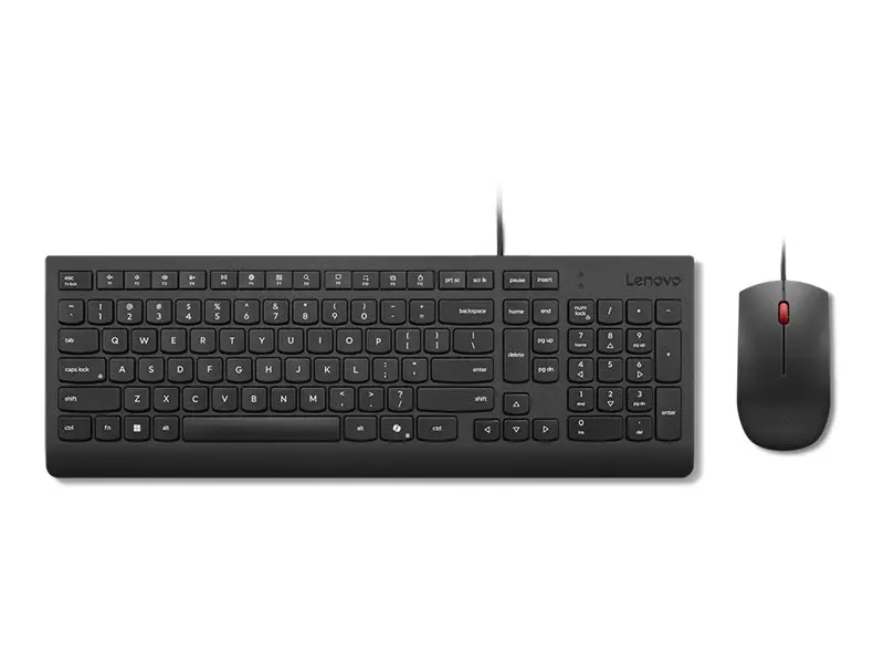 Комплект, Lenovo Essential Wired Keyboard and Mouse Combo AI Bulgarian