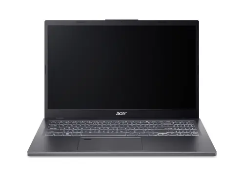 Лаптоп, Acer Aspire A15-61M-R7W7, AMD Ryzen 7 8840HS (up to 5.10GHz, 16MB), 15.6" FHD IPS SlimBezel, 16GB DDR5 (2x8GB), 512GB PCIe NVMe SSD, AMD Radeon 780M, Wifi 802.11AX, BT, FP, FHD Cam, KB Backlight, No OS, Steel Gray - image 2