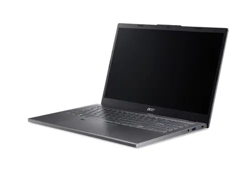 Лаптоп, Acer Aspire A15-61M-R7W7, AMD Ryzen 7 8840HS (up to 5.10GHz, 16MB), 15.6" FHD IPS SlimBezel, 16GB DDR5 (2x8GB), 512GB PCIe NVMe SSD, AMD Radeon 780M, Wifi 802.11AX, BT, FP, FHD Cam, KB Backlight, No OS, Steel Gray