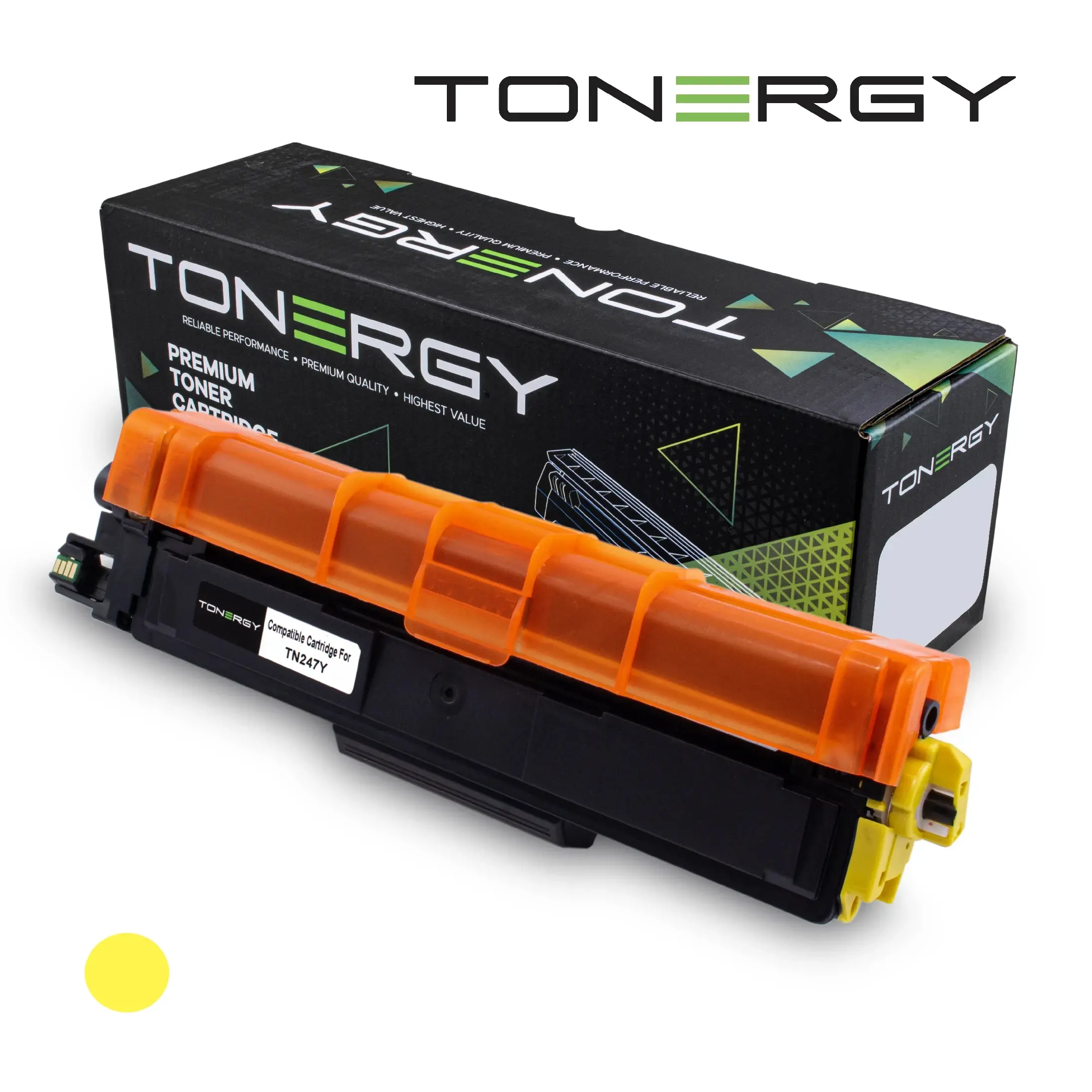 Tonergy cartuș toner compatibil BROTHER TN247Y Yellow, High Capacity 2.3k
