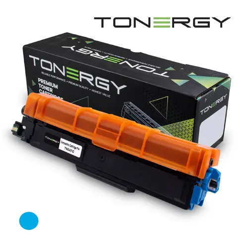 Tonergy συμβατό Toner Cartridge BROTHER TN247C Cyan, High Capacity 2.3k