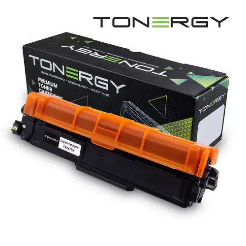 Tonergy συμβατό δοχείο γραφίτη Compatible Toner Cartridge BROTHER TN247BK Black, Υψηλή χωρητικότητα 3k - 1