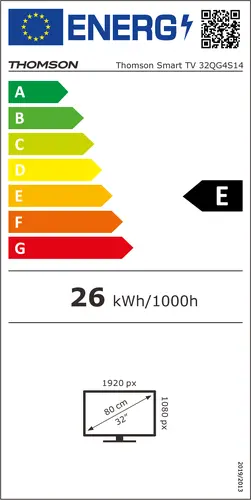 Τηλεόραση, THOMSON 32QG4S14 TV 32 - 7
