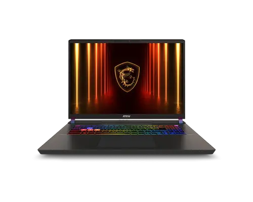 Лаптоп, MSI Vector 17 HX AI A2XWJG, NVIDIA GeForce RTX 5090 24GB GDDR7 1824 AI TOPS, Intel Core Ultra 9 275HX (24C/24T up to 5.4 GHz, 36 MB), 17" 16:10 QHD+(2560x1600), 240Hz, 32GB 2x16 Up to DDR5-6400 , 1TB PCIe Gen4x4 SSD, Intel Killer Wi-Fi 7, Windows 11 Home