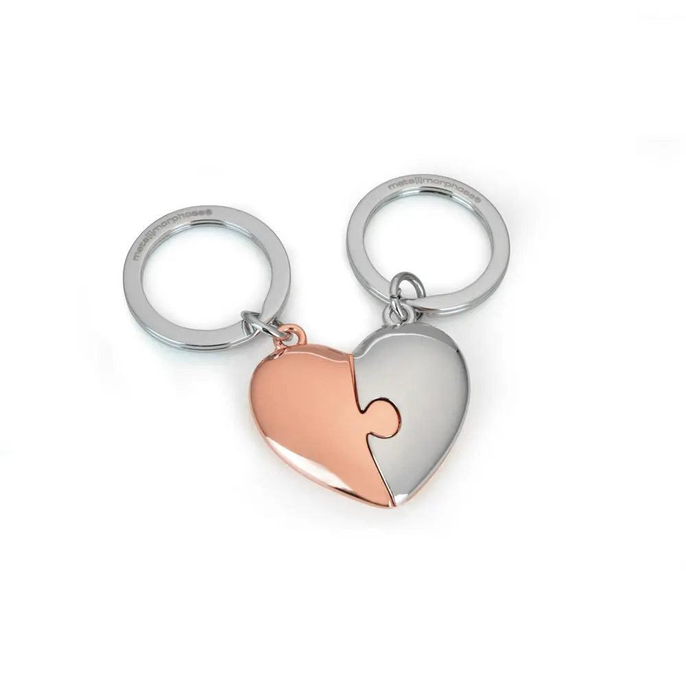 Breloc Metalmorphose Couple Heart