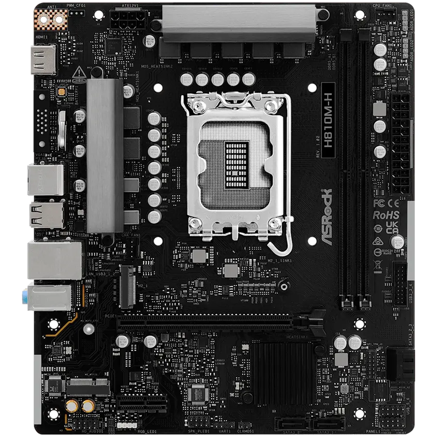 Дънна платка, ASROCK H810M-H - image 1