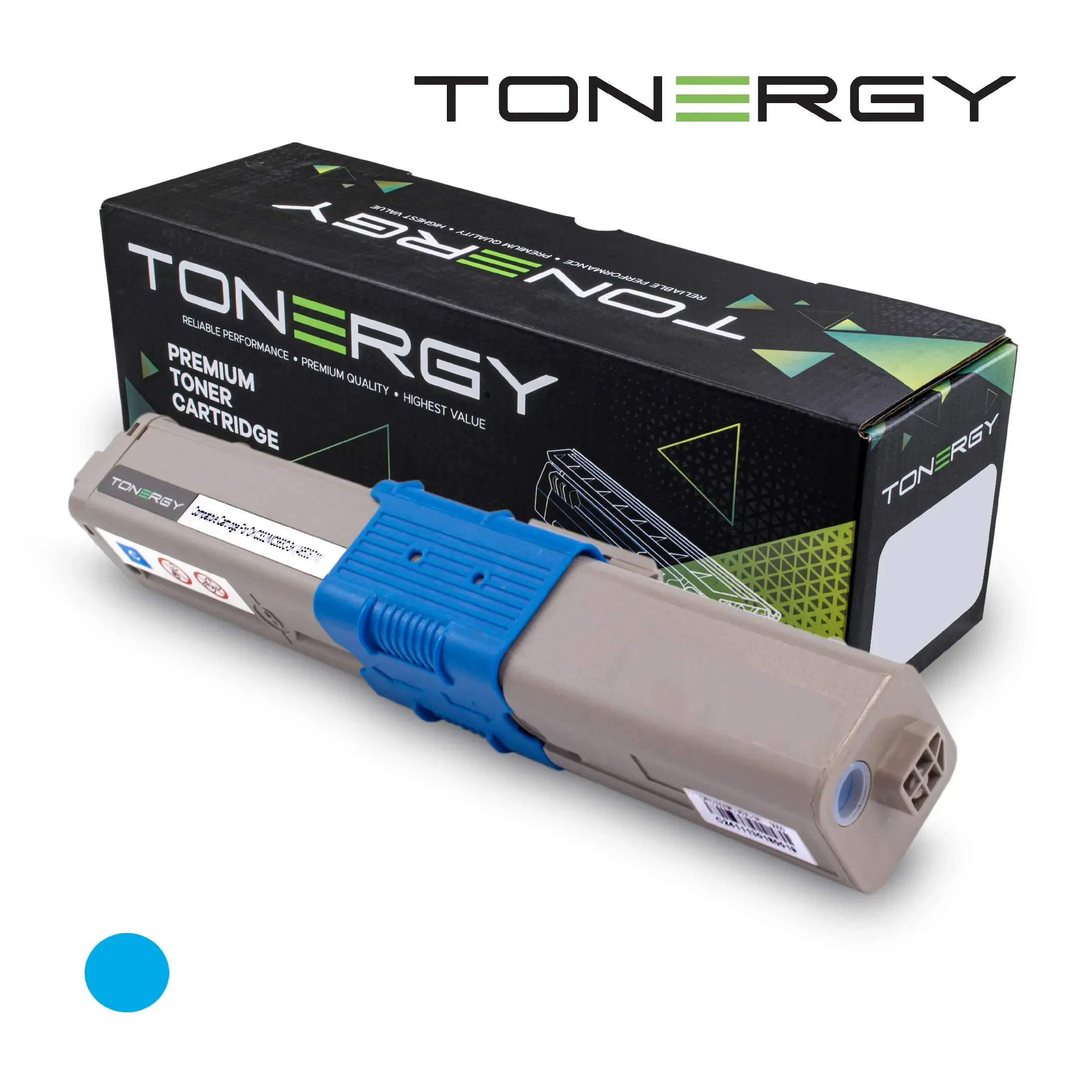 Tonergy συμβατή Κασέτα Τόνερ, συμβατή OKI 46508711 Κυανό, 3k