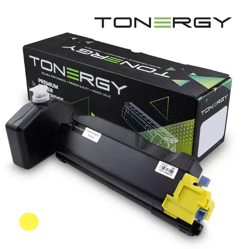 Tonergy συμβατή Κασέτα Τόνερ, συμβατή KYOCERA TK-5140 Κίτρινο, 5k - 1