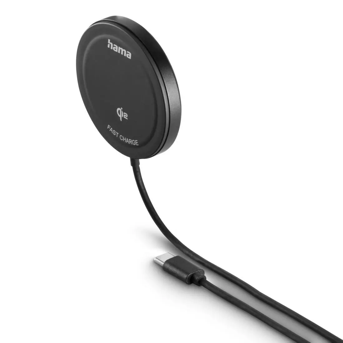 HAMA Безжично зарядно устройство Qi2, 15 W, черно, - image 1