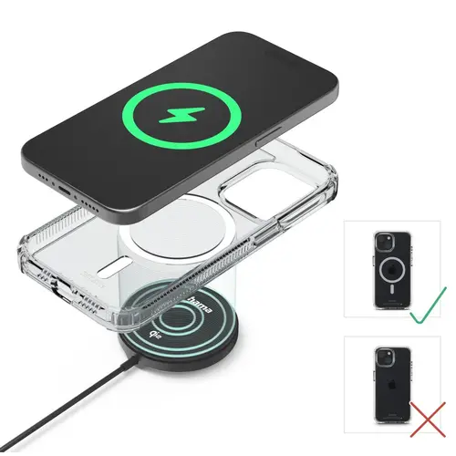 HAMA Безжично зарядно устройство Qi2, 15 W, черно, - image 17