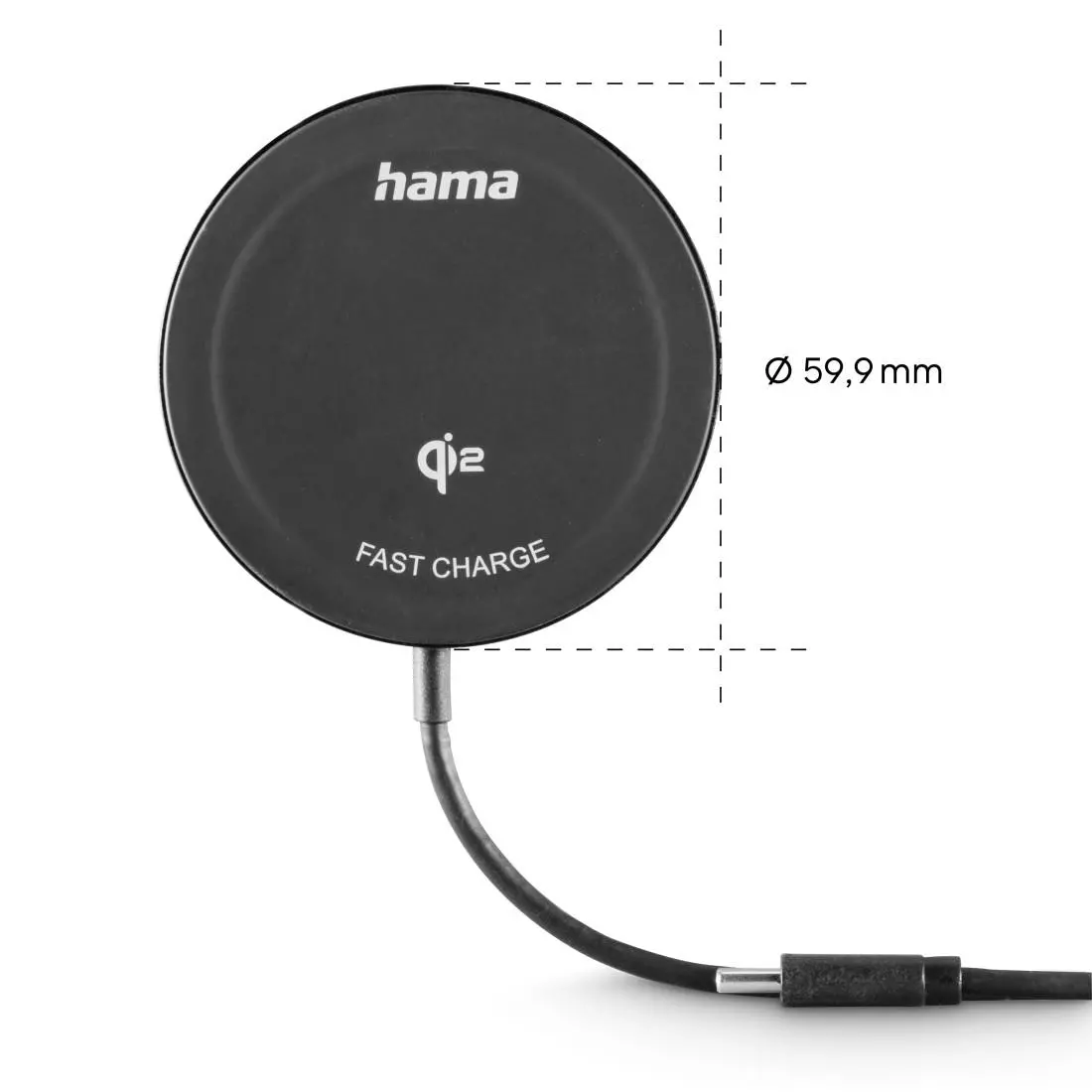 HAMA Безжично зарядно устройство Qi2, 15 W, черно, - image 18