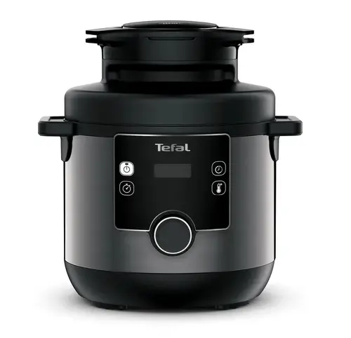 Мултикукър, Tefal CY778830 Turbo Cuisine N'Fry 7,6L (Crispy Lid Included), 1200W, Epc, Automatic Prg (10+5Air Frying), Easy Steam Release - image 1