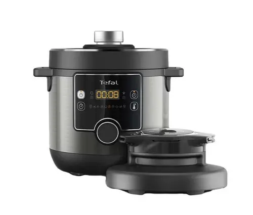 Мултикукър, Tefal CY778830 Turbo Cuisine N'Fry 7,6L (Crispy Lid Included), 1200W, Epc, Automatic Prg (10+5Air Frying), Easy Steam Release - image 2