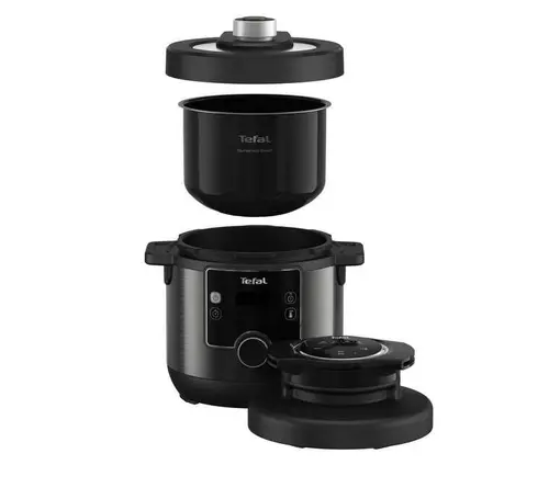 Мултикукър, Tefal CY778830 Turbo Cuisine N'Fry 7,6L (Crispy Lid Included), 1200W, Epc, Automatic Prg (10+5Air Frying), Easy Steam Release - image 3