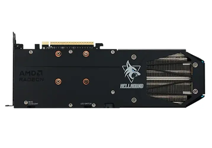Видео карта PowerColor RADEON RX 9060 XT Hellhound OC 16GB GDDR6 - image 2