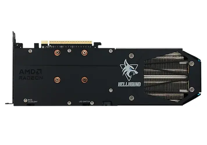 Видео карта PowerColor RADEON RX 9060 XT Hellhound OC 8GB GDDR6 - image 3