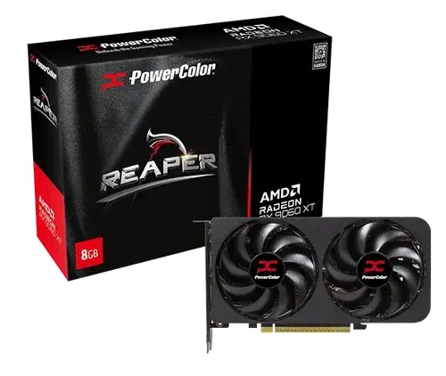 Κάρτα γραφικών PowerColor RADEON RX 9060 XT Reaper 8GB GDDR6 - 6