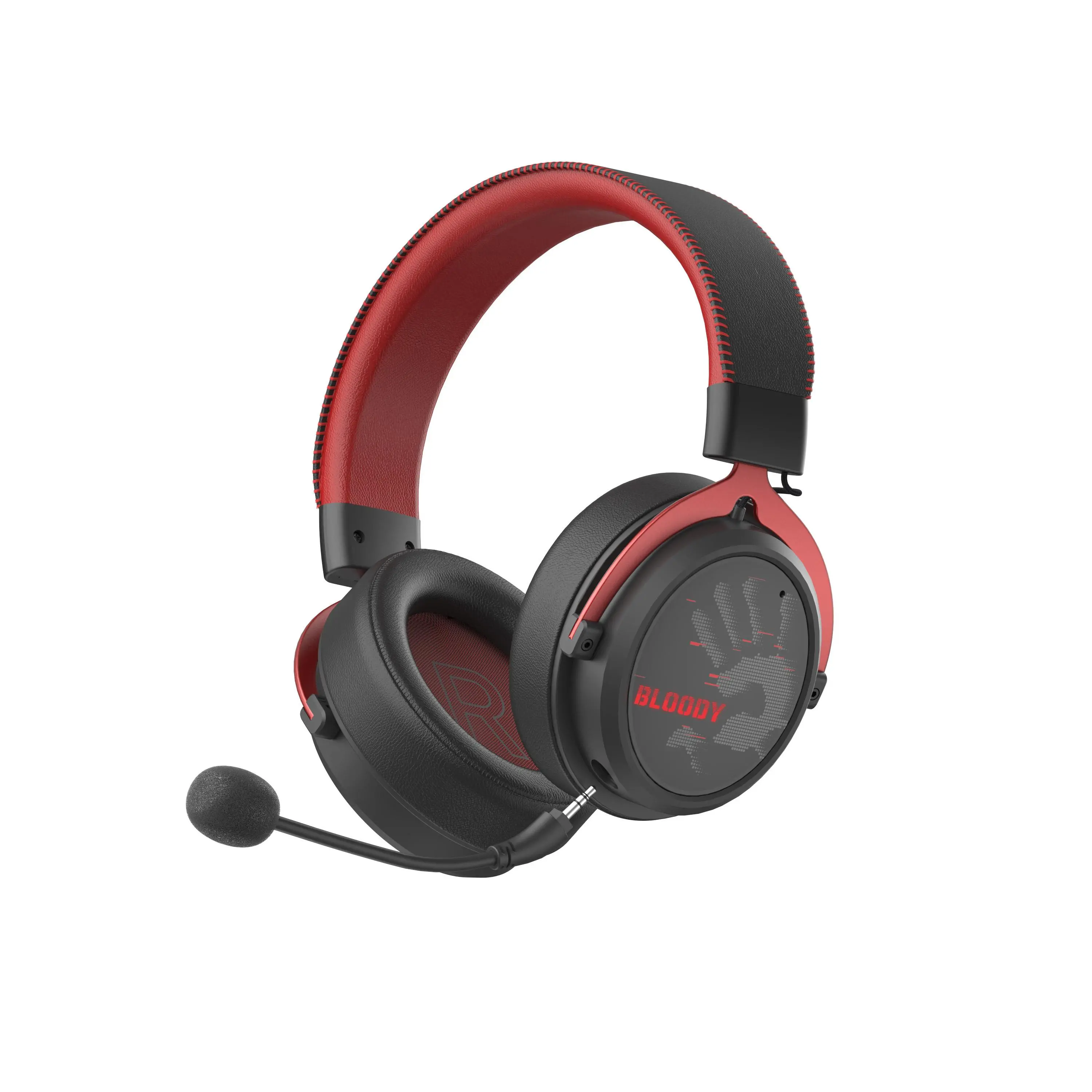 A4tech Bloody MR-590 Ασύρματα gaming ακουστικά με μικρόφωνο, Bluetooth, υποδοχή 3.5mm, κόκκινο