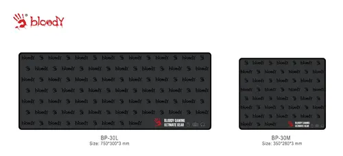 Геймърски пад за мишка Bloody BP-30L, XL размер, 750 x 300 x 3mm - image 2
