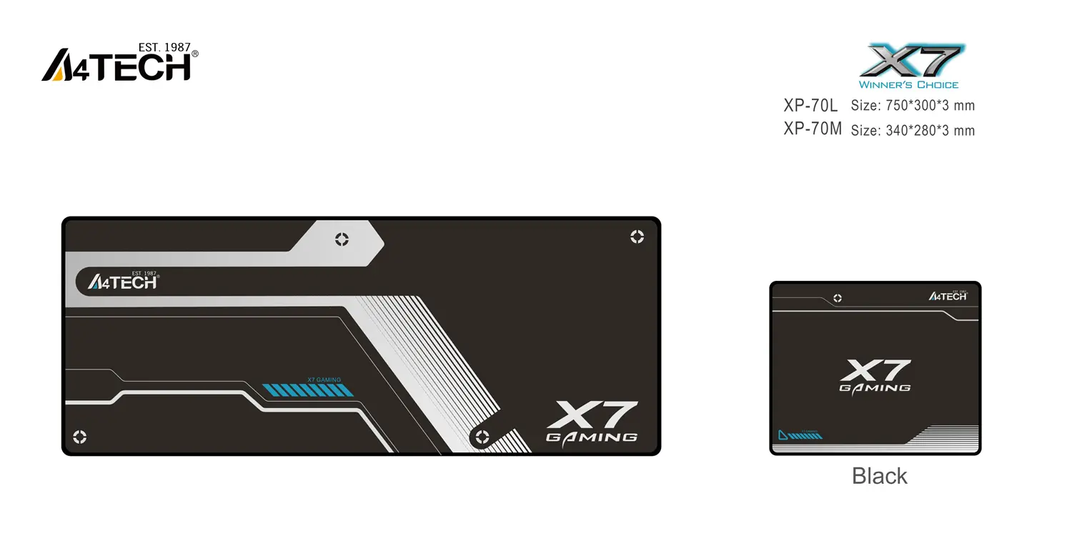 A4Tech X7 Геймърски пад за мишка XP-70L, размер, 750 x 300 x 3mm - image 2