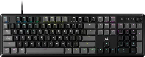 Геймърска механична клавиатура CORSAIR K70 Core RGB Corsair Linear Red Switch - Carbon Gray