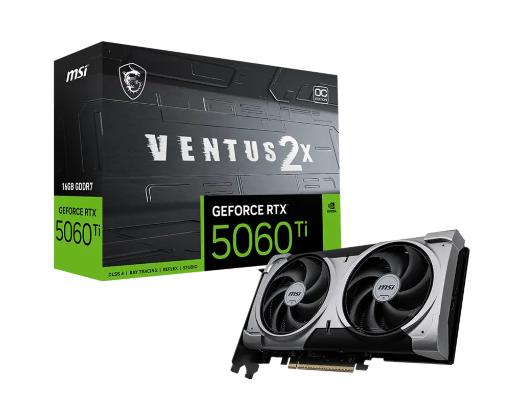 Видео карта, MSI RTX5060TI 16 VENTU 2X OC + - image 4