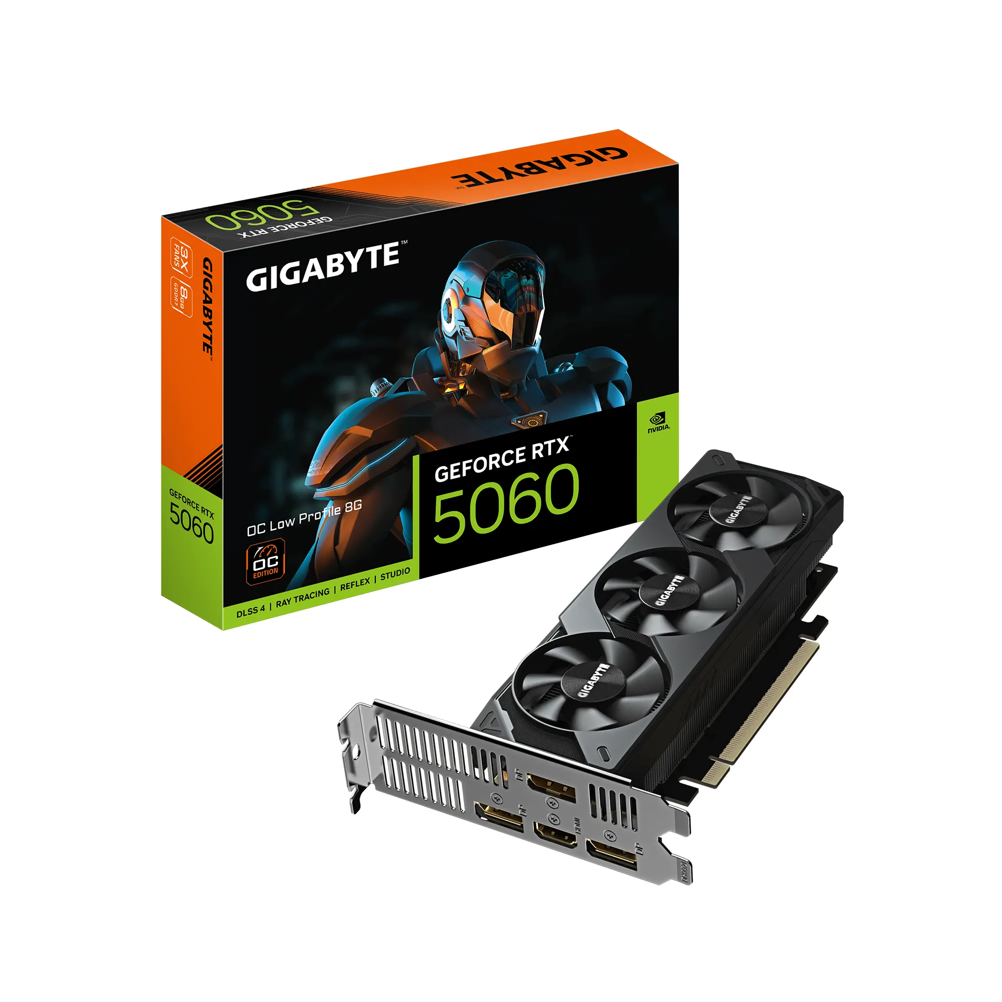 Видео карта GIGABYTE RTX 5060 Low Profile OC 8GB GDDR7 - image 7