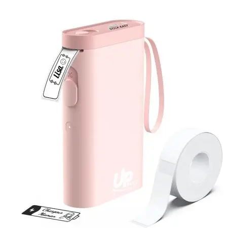 Mini imprimantă de etichete STICK EASY UP21, wireless monocromă, Roz - 1