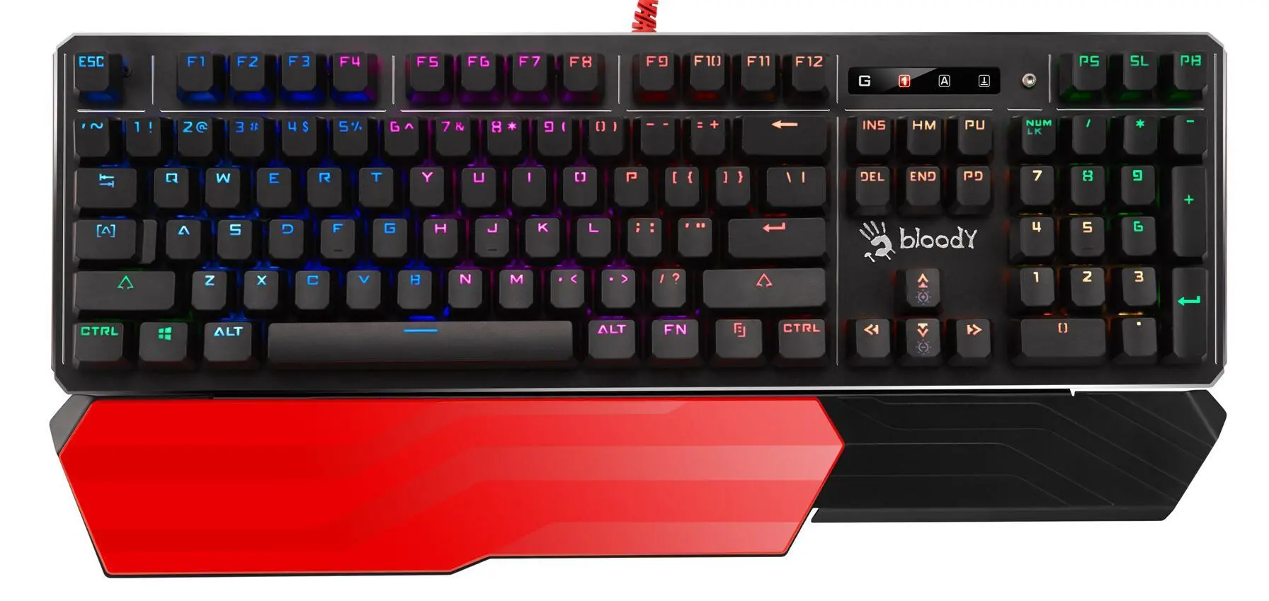 A4tech Bloody B975 Геймърска механична клавиатура, Brown switch - image 2