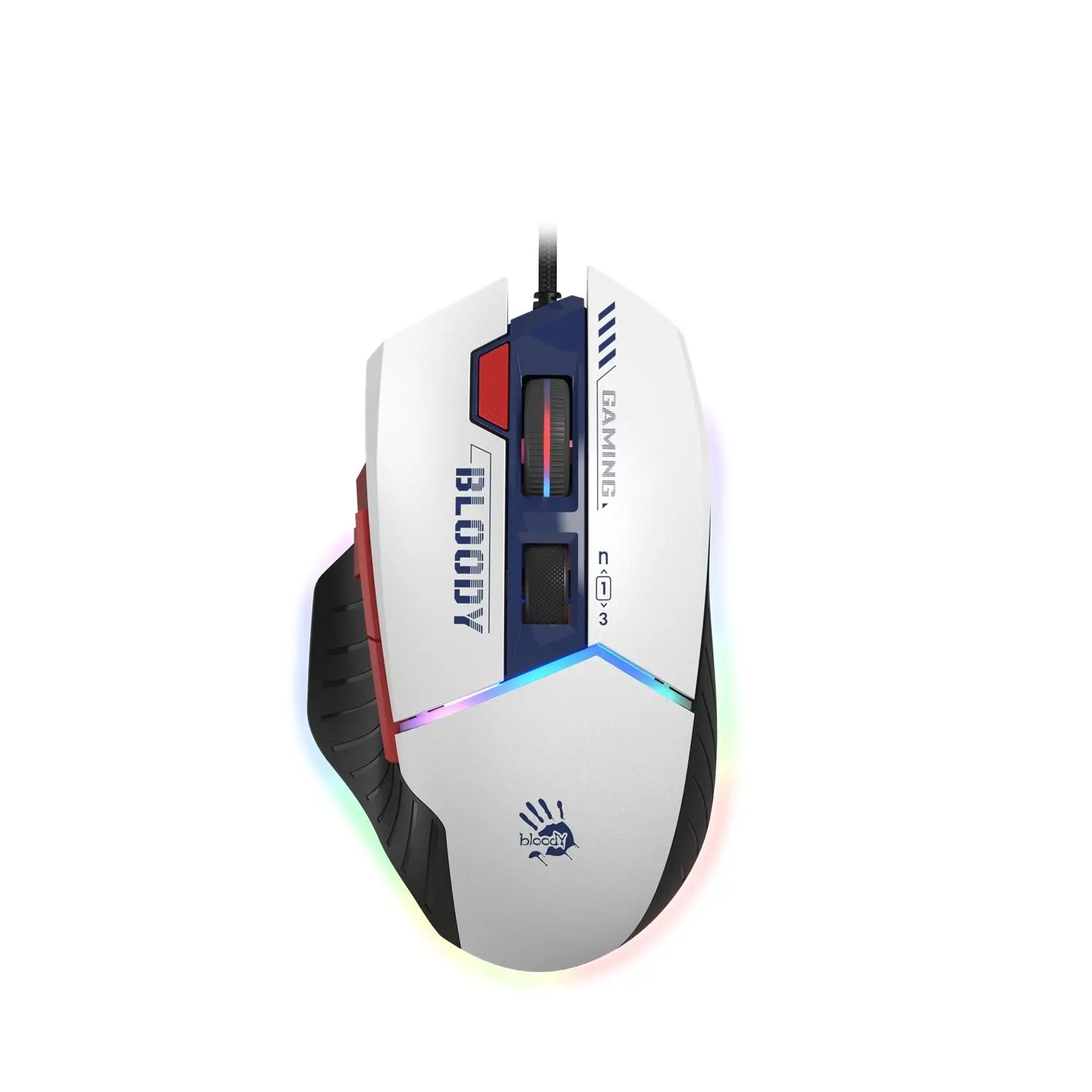 A4tech Bloody W95Max Sports Navy RGB Light Геймърска мишка, 12000cpi