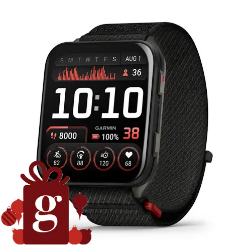 Garmin Venu® X1 - Venu® X1 - Black с Slate титаниев заден капак и Black ComfortFit найлонова каишка 010-02980-02