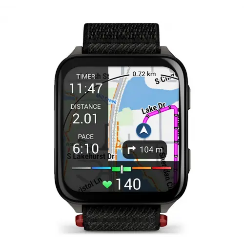 Garmin Venu® X1 - Venu® X1 - Black с Slate титаниев заден капак и Black ComfortFit найлонова каишка 010-02980-02 - image 1