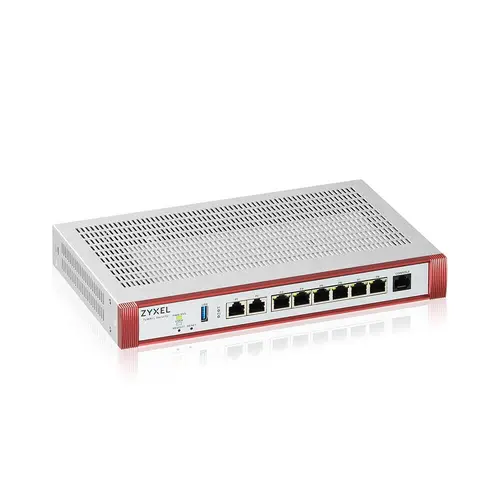 Защитна стена, Zyxel USG FLEX 200 H, User-definable ports with 2*2.5G & 6*1G, 1*USB with 1 YR Gold Security Pack - image 3