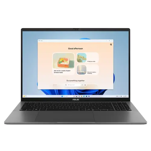 Лаптоп, Asus Vivobook S S3607CA-RP036,INTEL ARL H Core Ultra 7 255H 2.0 GHz (24MB Cache, up to 5.1 GHz, 16 cores, 16 Threads); Intel AI Boost NPU, 16." OLED WUXGA(WU) (1920X1200)16:10,LPDDR5 16GB ( on BD),1TB SSD G4,Backlit Num-key, No OS, Matte Gray+Backpack