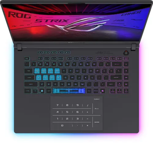Лаптоп, Asus Strix G16 G615LR-S5152W,INTEL ARL HX  Ultra 9, 16.0  WQXGA 2560X1600 16:10 Bend+500nits AG Wide View, 240Hz,DDR5 32GB ( 16GB DDR5-5600 SO-DIMM *2 ) ,1TB , RTX5070  Ti 12GB,Wi-Fi 7 ,Backlit Kbd 4-Zone RGB, Windows 11,Eclipse Gray +ROG backpack - image 2