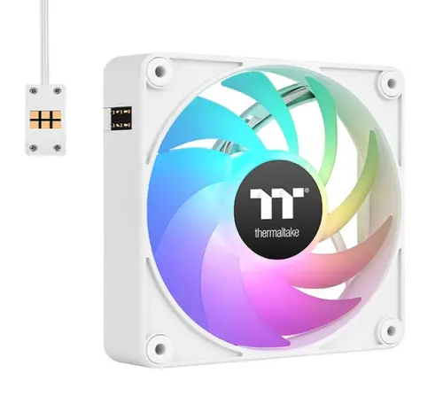 Вентилатор, Thermaltake CT140 EX ARGB Sync PC Cooling Fan 3 Pack Magnetic Connect White