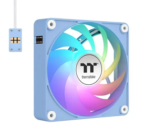Вентилатор, Thermaltake CT140 EX ARGB Sync PC Cooling Fan 3 Pack Magnetic Connect Hydrangea Blue