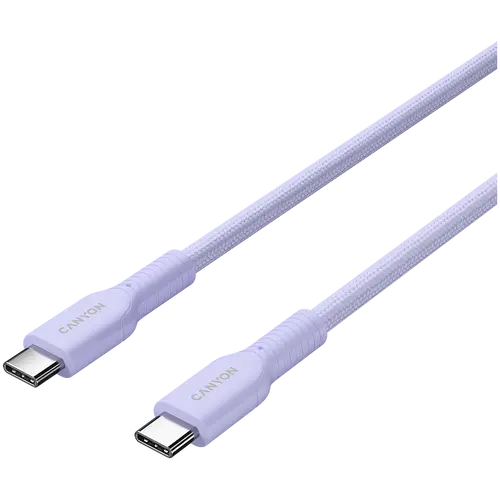 CANYON cable OnWire 60CL C-C 60W COLOR Braided 1m Purple - image 1