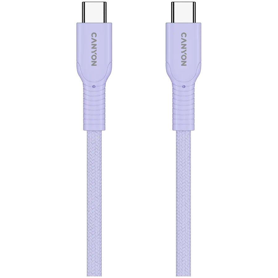 CANYON cable OnWire 60CL C-C 60W COLOR Braided 1m Purple - image 2