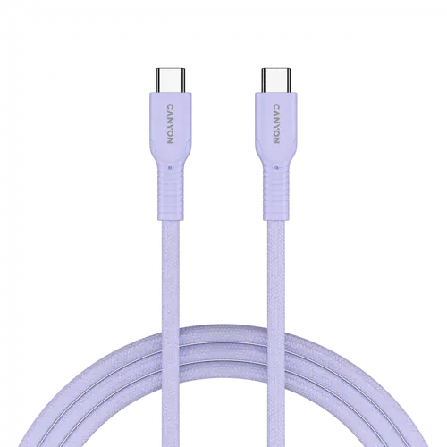 CANYON cable OnWire 60CL C-C 60W COLOR Braided 1m Purple - image 3